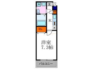 リバ－サイド高野の物件間取画像